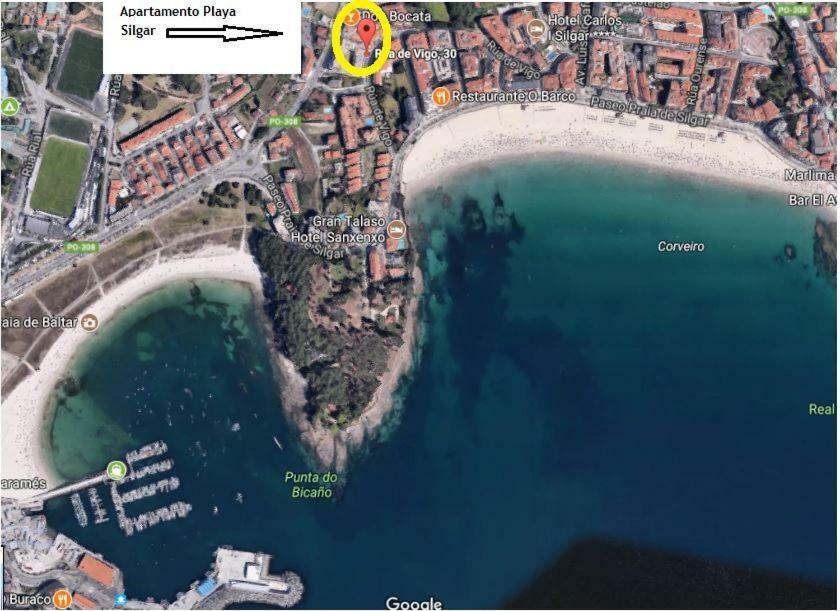 Apartamento Playa Silgar Sanxenxo Exterior photo